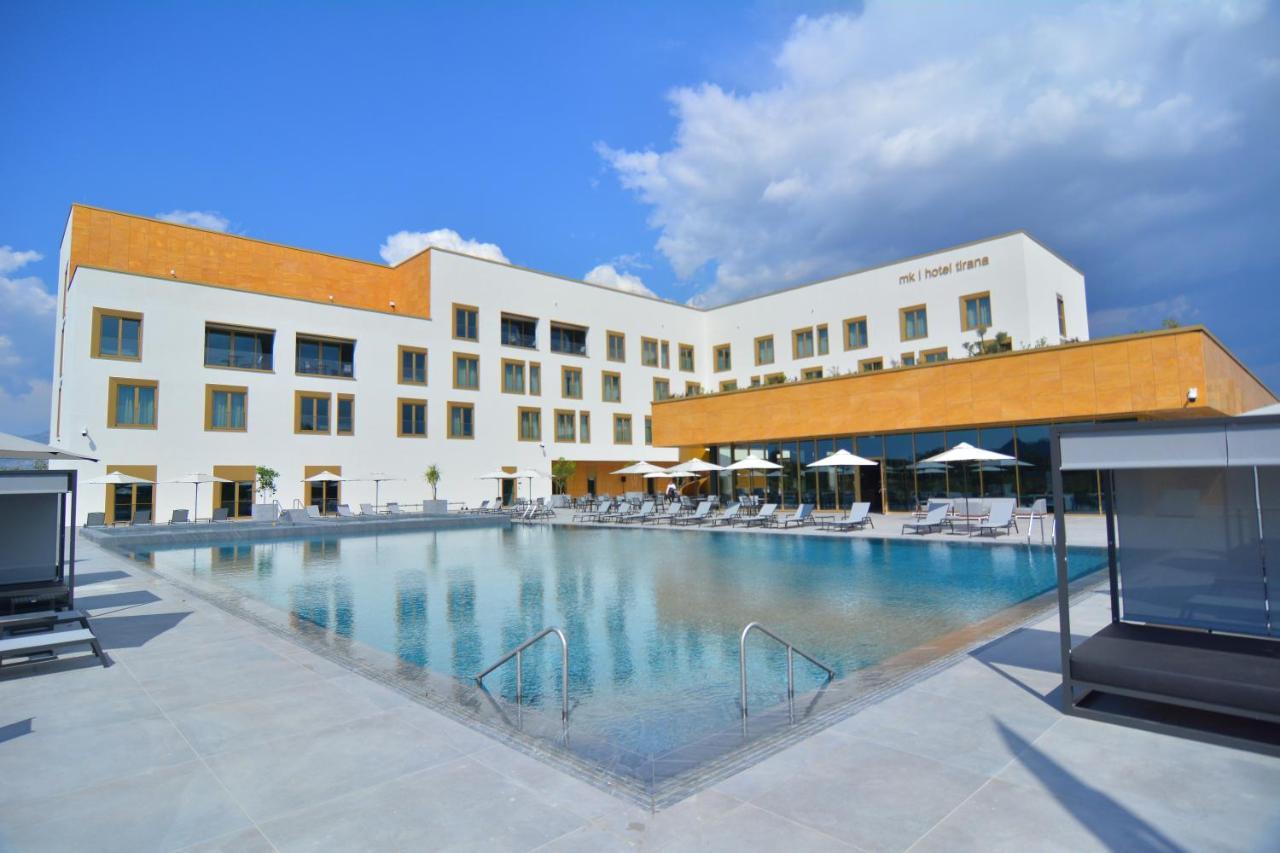 Mk Hotel Tirana Rinas Exterior photo The hotel's swimming pool