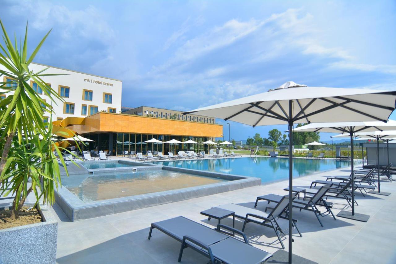 Mk Hotel Tirana Rinas Exterior photo The swimming pool at the hotel